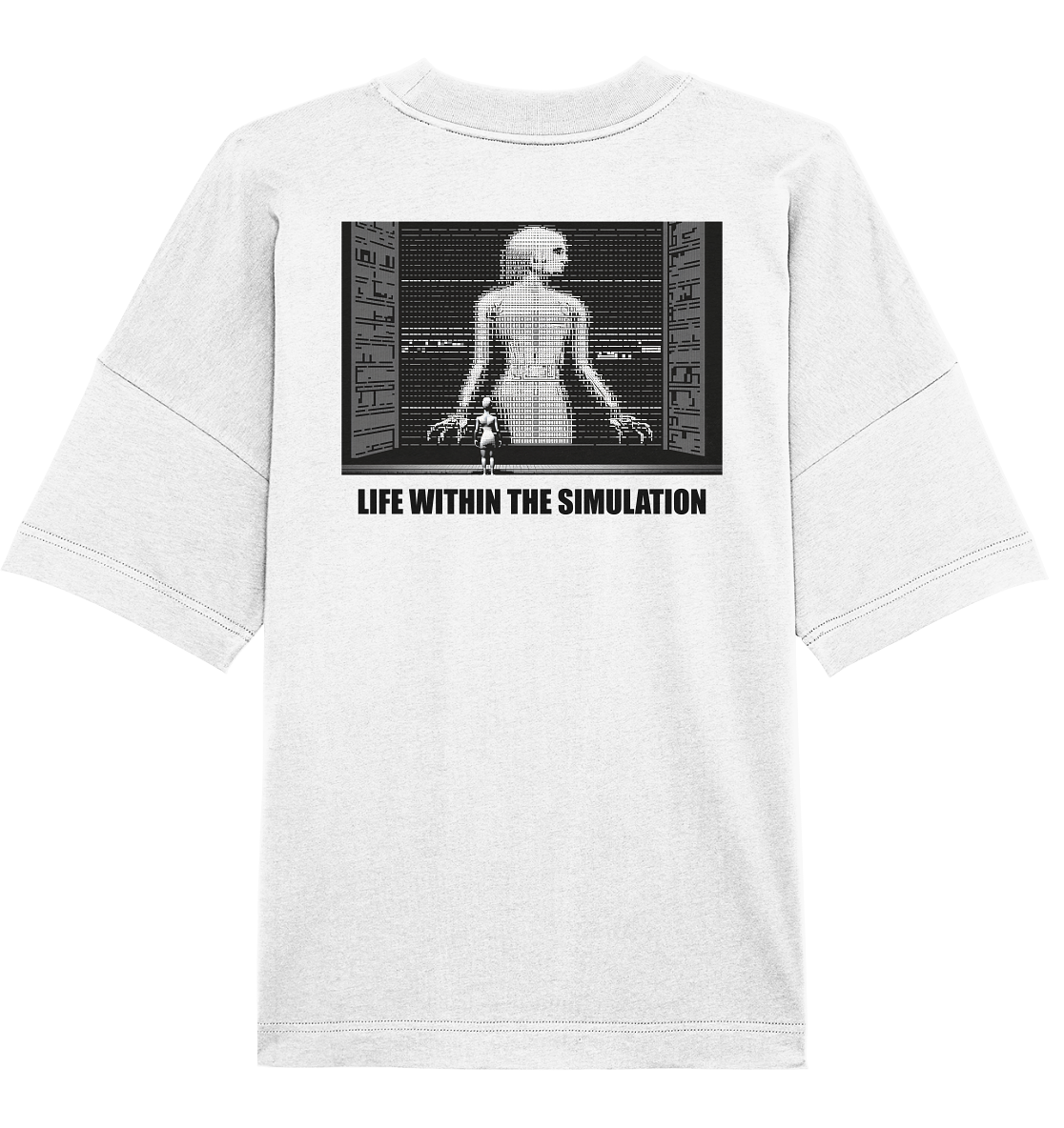 Life Within The Simulation HYPERRAUM - Organic Oversize Shirt