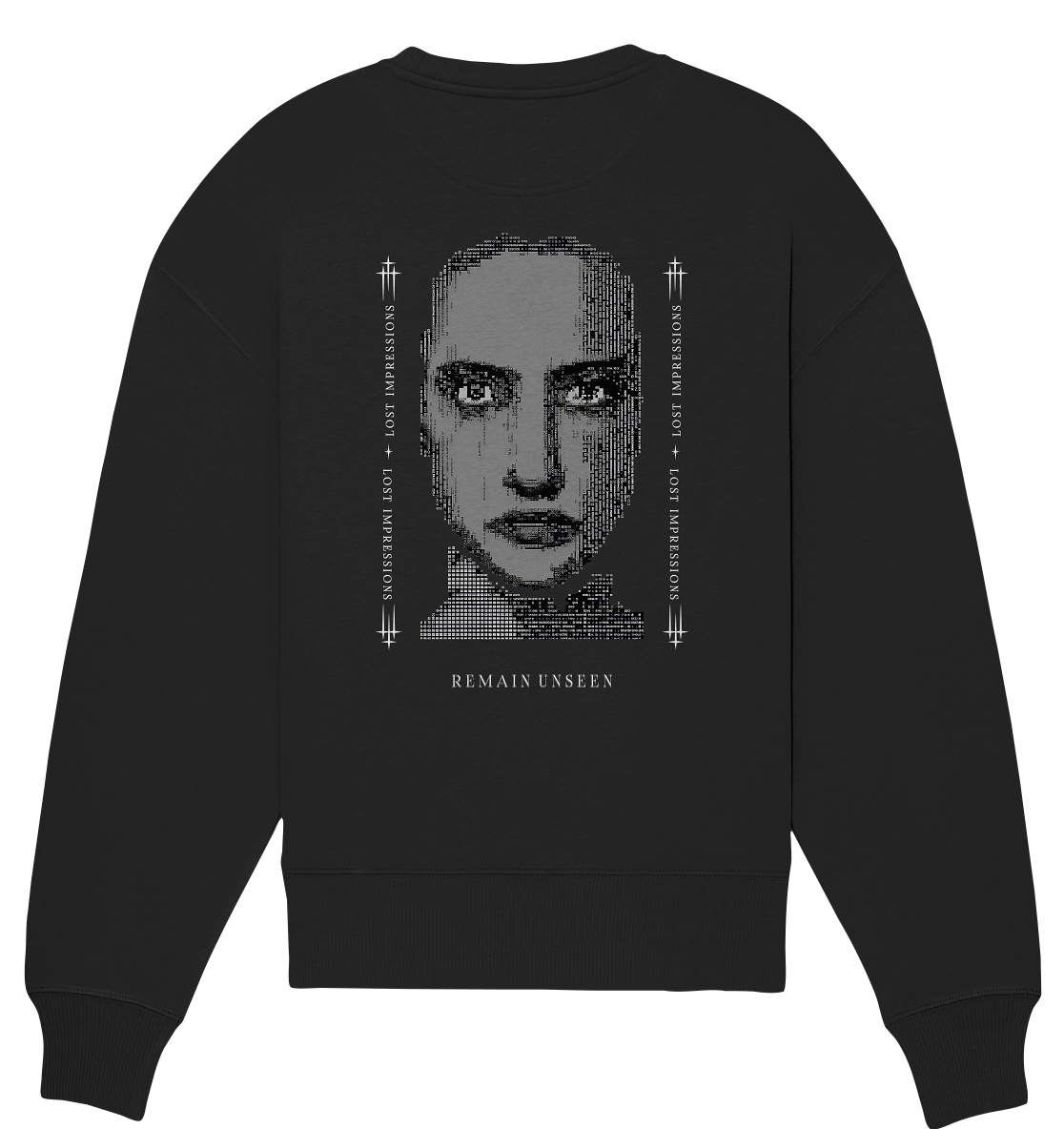 Remain Unseen LOST IMPRESSIONS - Organic Oversize Sweatshirt