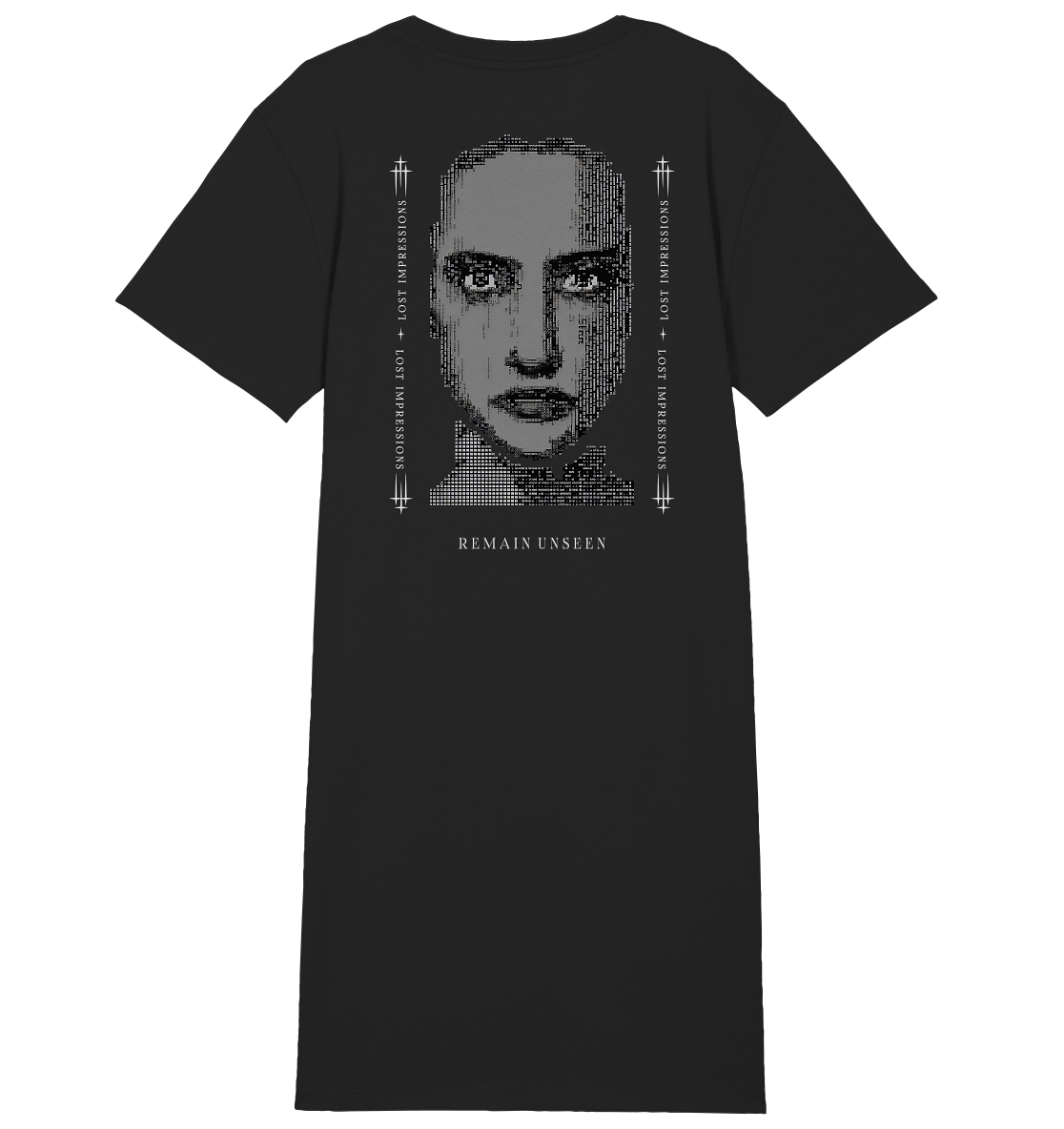 Remain Unseen LOST IMPRESSIONS - Organic Shirt Dress