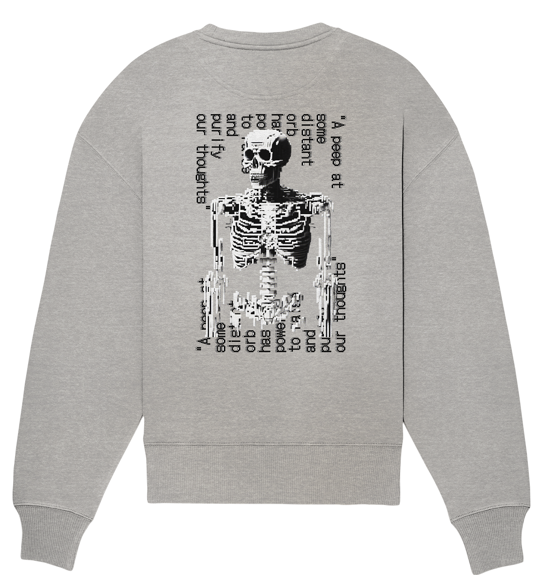Lost in Translation LOST IMPRESSIONS - Organic Oversize Sweatshirt