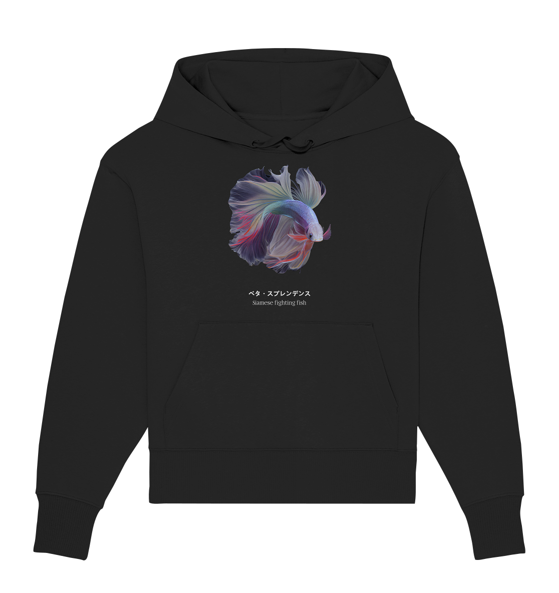 Siamese Fighting Fish RIKYU - Organic Oversize Hoodie