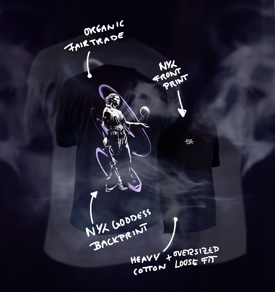 NYX - CHAOS - Organic Oversize Shirt