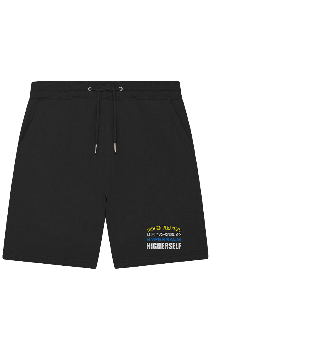 Higherself Logo Stack - Organic Jogger Shorts (Stick)