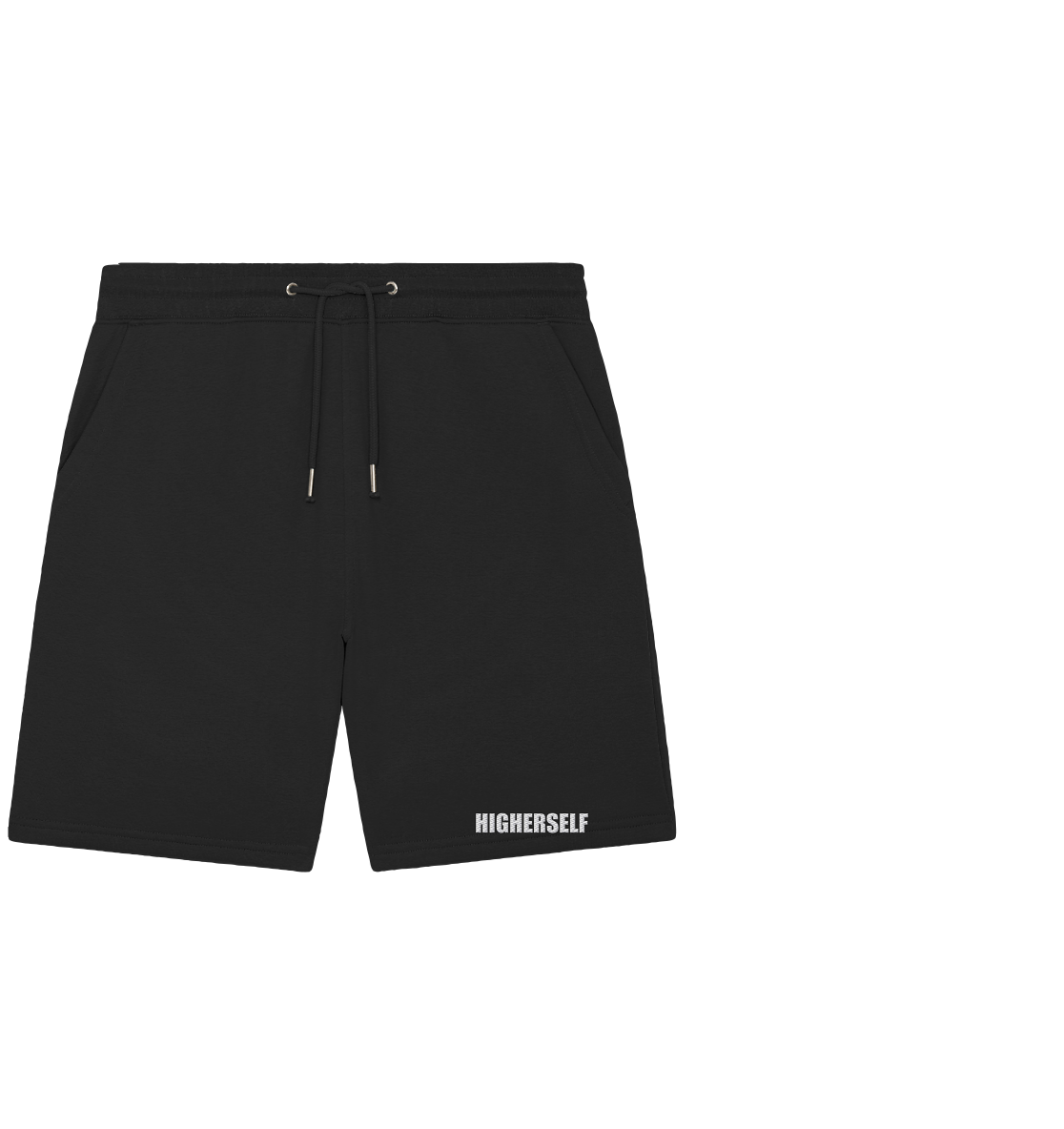 Higherself Classics Black - Organic Jogger Shorts (Stick)