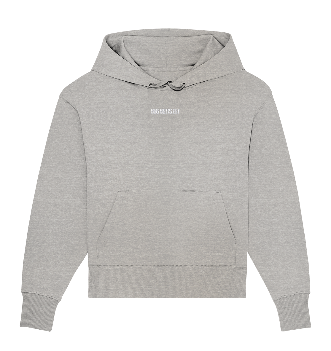 Higherself Classics Gray - Organic Oversize Hoodie (Stick)