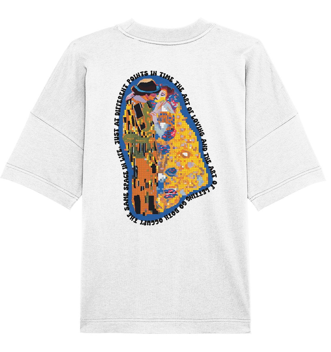 "The Kiss" W - Art Departure - Organic Oversize Shirt