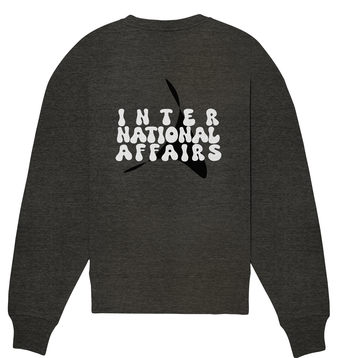 "International Affairs" - MULTICOLOR - Organic Oversize Sweatshirt