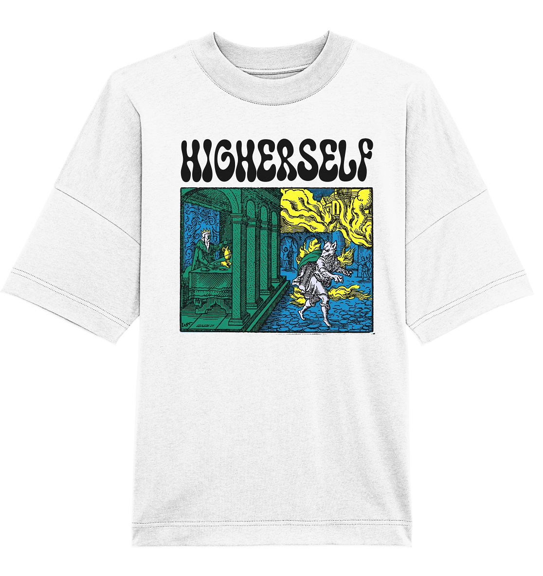 "Scenes from Alternate Timelines" - Organic Oversize Shirt