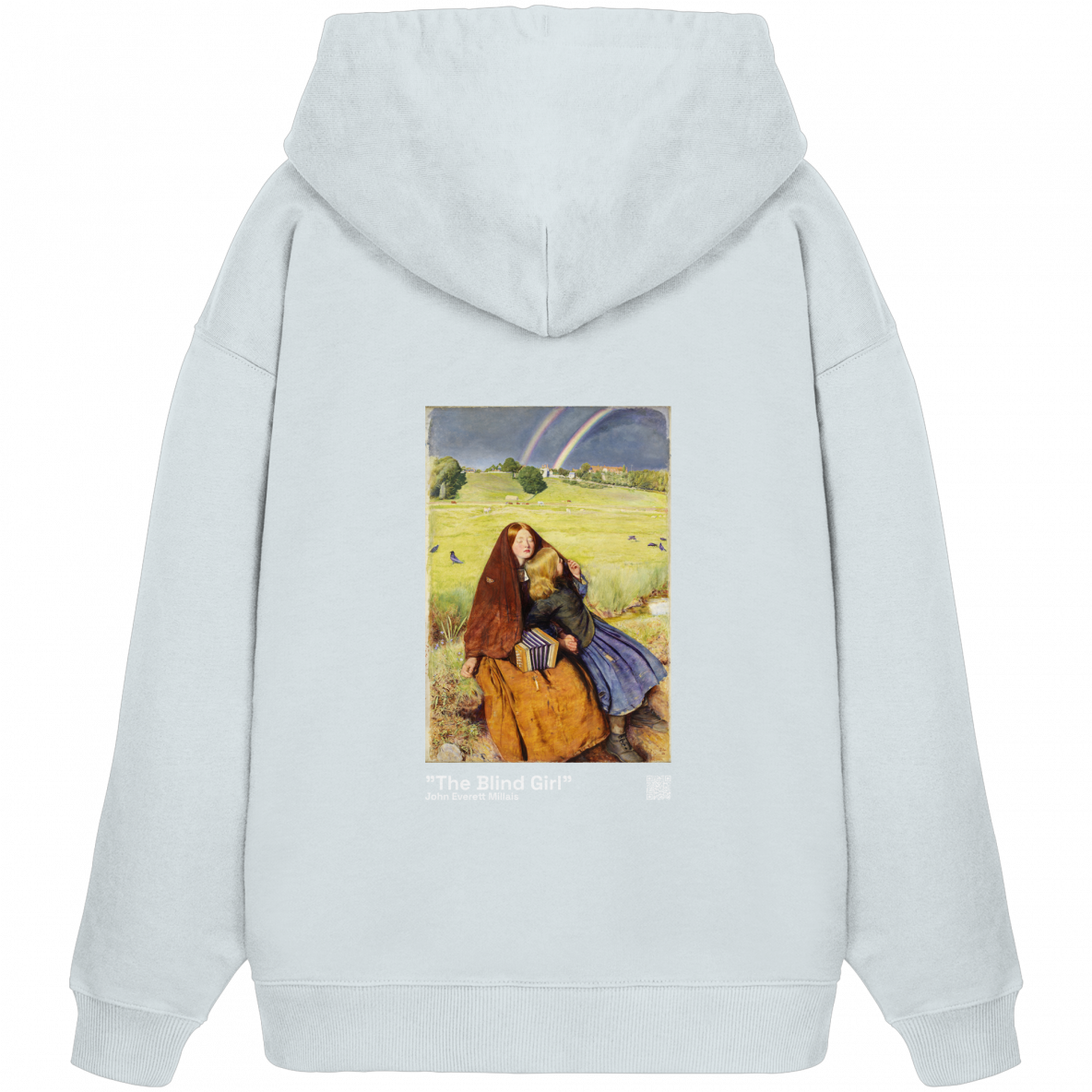 "The Blind Girl" John Everett Millais - Higherself x Art Departure W - Organic Oversize Hoodie