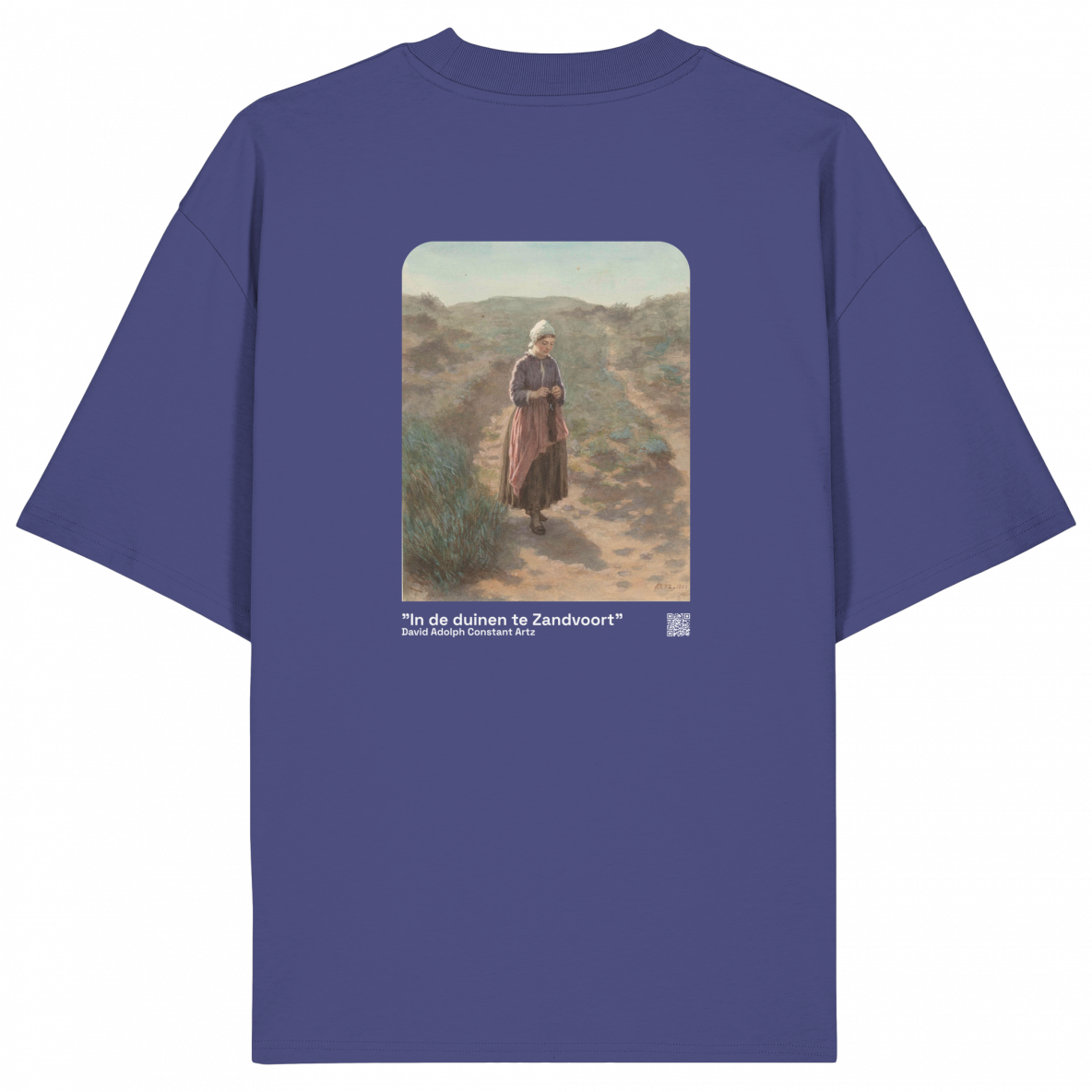 "In De Duinen Te Zandvoort" - Higherself x Art Departure - Organic Oversize Shirt