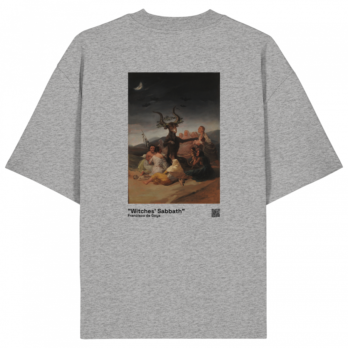 "Witches' Sabbath" - Francisco de Goya - Higherself x Art Departure B - Organic Oversize Shirt