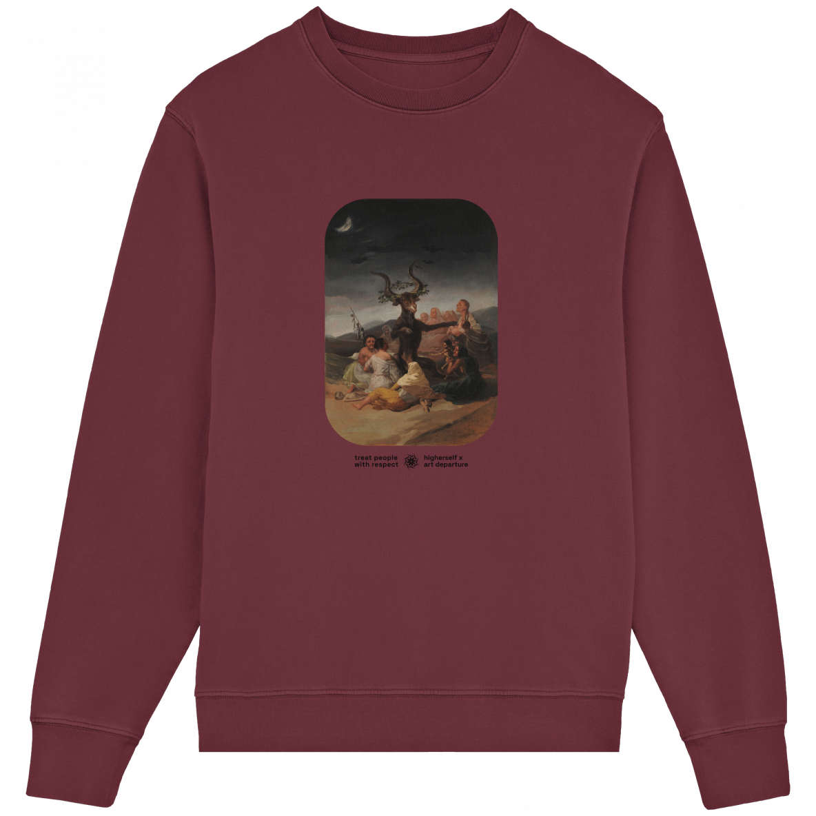 "Witches' Sabbath" - Francisco de Goya - Higherself x Art Departure - Organic Lightweight Sweatshirt