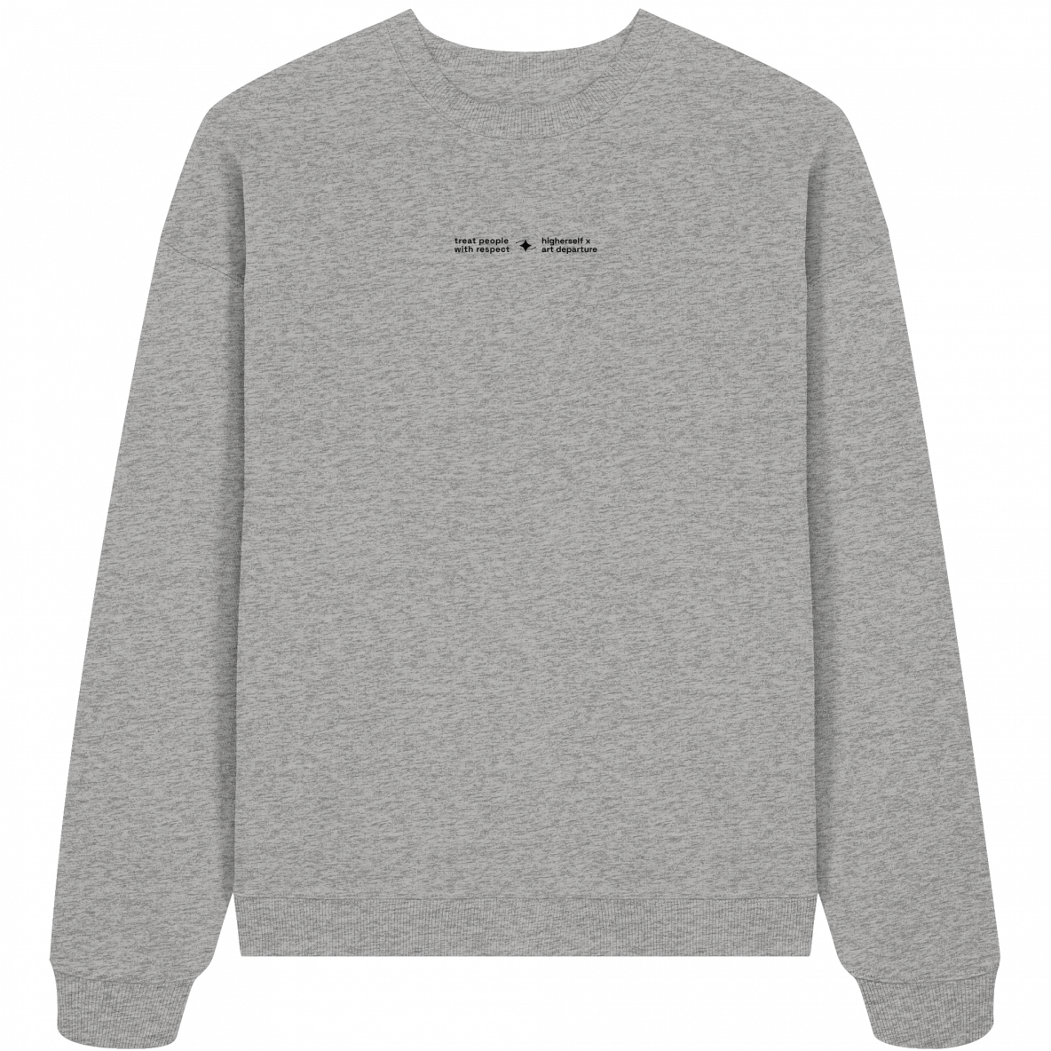 "In De Duinen Te Zandvoort" - Higherself x Art Departure B - Organic Oversize Sweatshirt